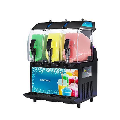 I-PRO SLUSH DISPENSER, 3 INSULATED 2.9 G. BOWLS, ELECTRONIC, WITH LIGHTED PANEL
